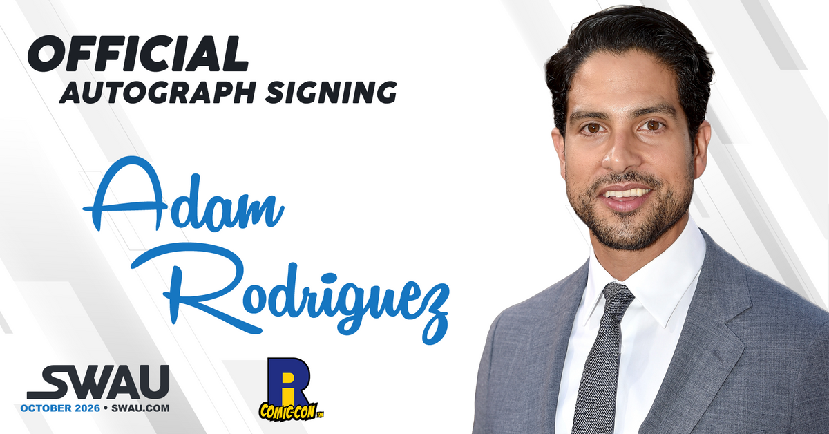 Adam Rodriguez Autograph Signing - Rhode Island Comic Con 2026