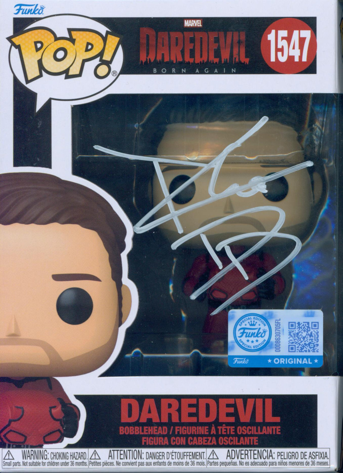 Charlie Cox Signed Funko POP! - SWAU Authenticated - SWAU