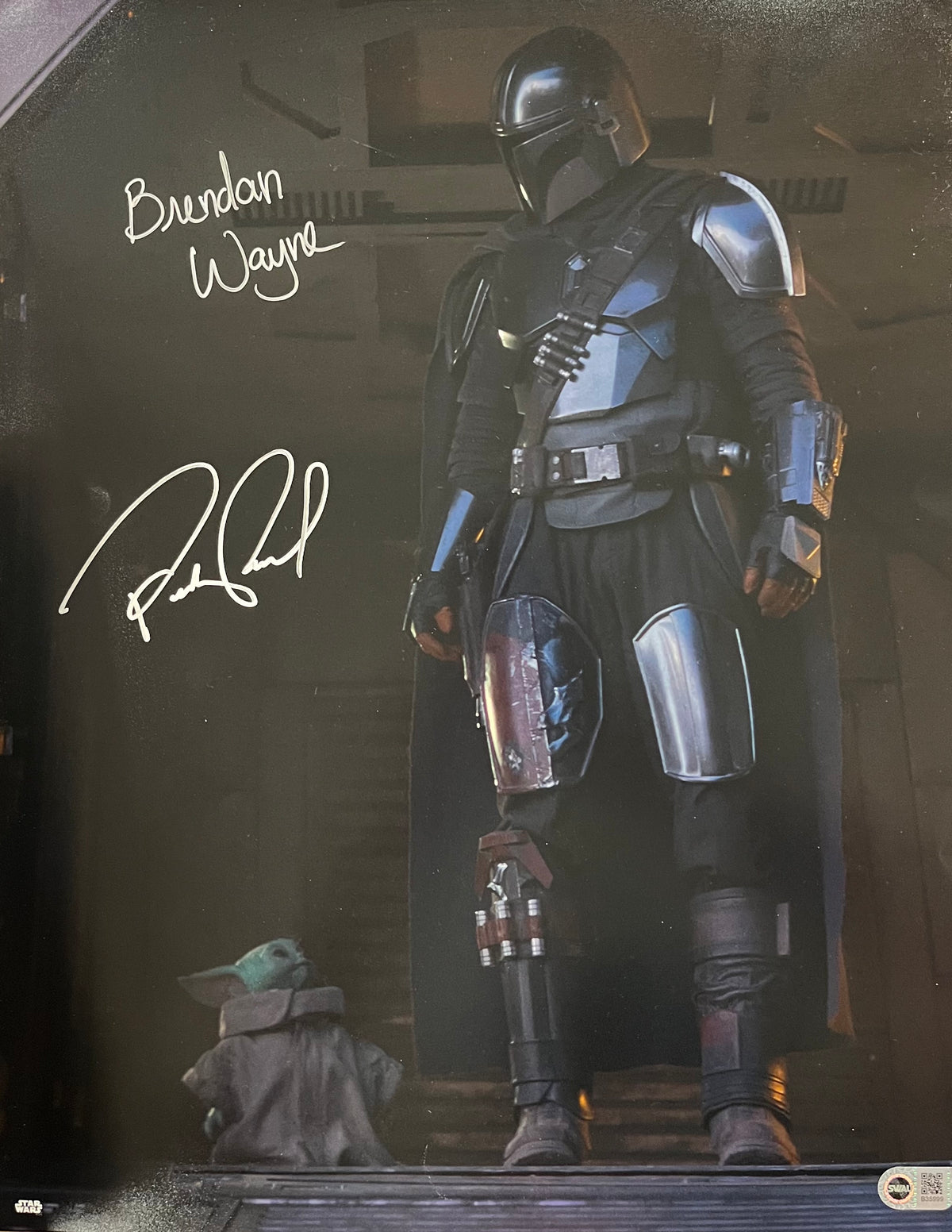 Pedro Pascal & Brendan Wayne Signed 16x20 Photo - SWAU Authenticated - SWAU